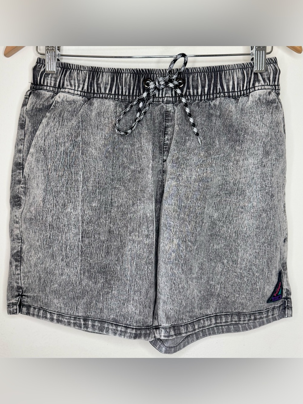 Pit Viper Acid Wash Court Shorts gray X Small Unisex Men’s Or Women’s Retro 80’s